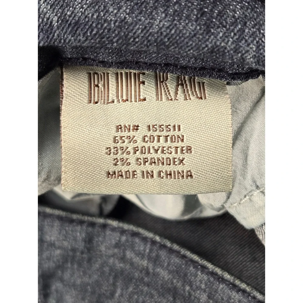 BLUE RAG Mens Flex Fit Indigo Denim Jeans Style‎ BUJ6002 Size 38x30